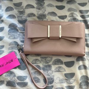 Betsey Johnson pink Clutch